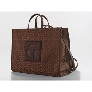 Authentic Telfar Large Jacquard Monogram Weekender